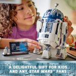 LEGO Star Wars R2-D2 Building Toy Set - Play or Display Star Wars Toy for Boys & Girls, Ages 10+ - Gift Ideas for Kids & Fans - Includes 25th Anniversary Darth Malak Minifigure - 75379