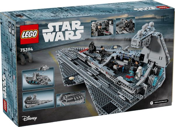 LEGO Star Wars Imperial Star Destroyer Building Toys Set - Build & Display for Boys & Girls, Ages 10+ - Gift for Birthdays - Star Wars Darth Vader & 6 Minifigure Toys - 75394